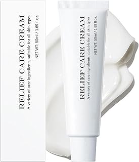 345 Relief Cream - Face Cream For Women - Face Moisturizer For Acne & Repair Damage Skin - Barrier Repair Cream Soothing For Most Skin Type - Face Cream For Mature Skin 50 ML