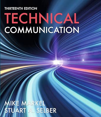 Technical Communication Thirteenth Edition book cover