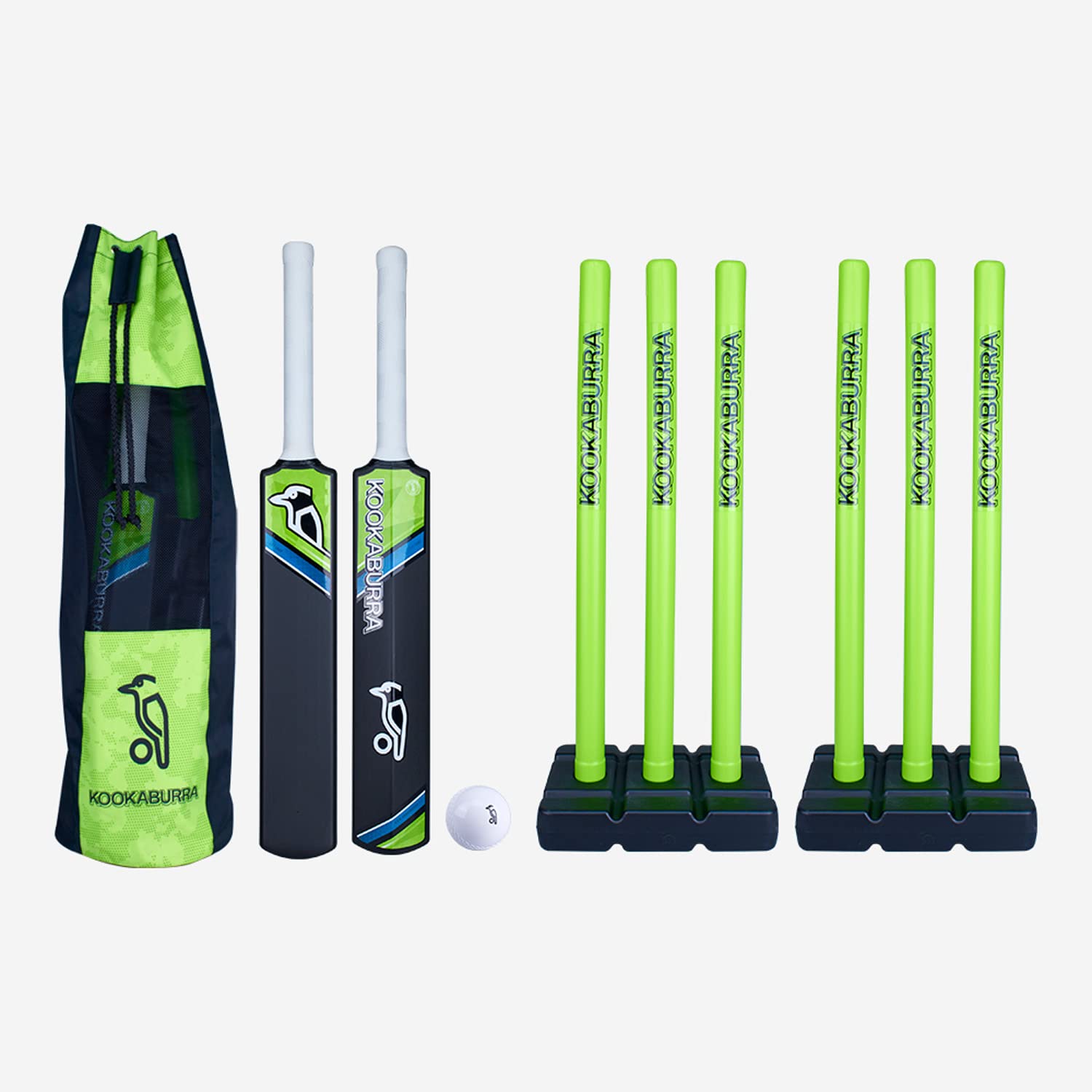 Kookaburra Hat Unisex-Youth Blast Plus Size 5 Kids Cricket Set, Black