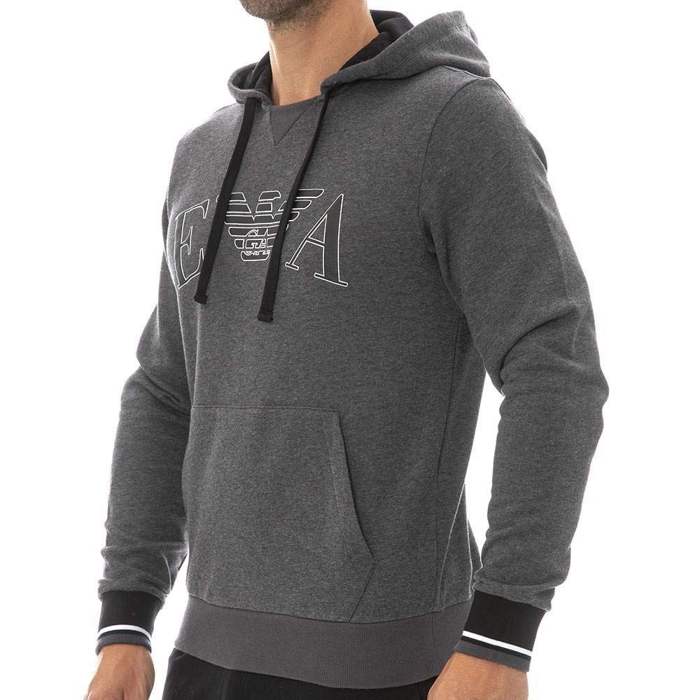 Emporio Armani Góra od pidżamy męski Iconic Terry Sweater