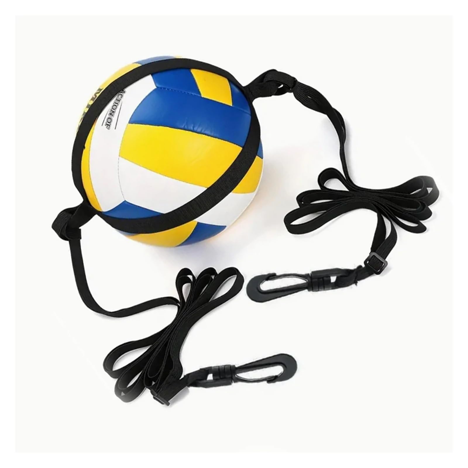 System treningowy do siatkówki, Kolce do siatkówki Solo Serve Indoor Outdoor Black Regulowane 210-350 cm