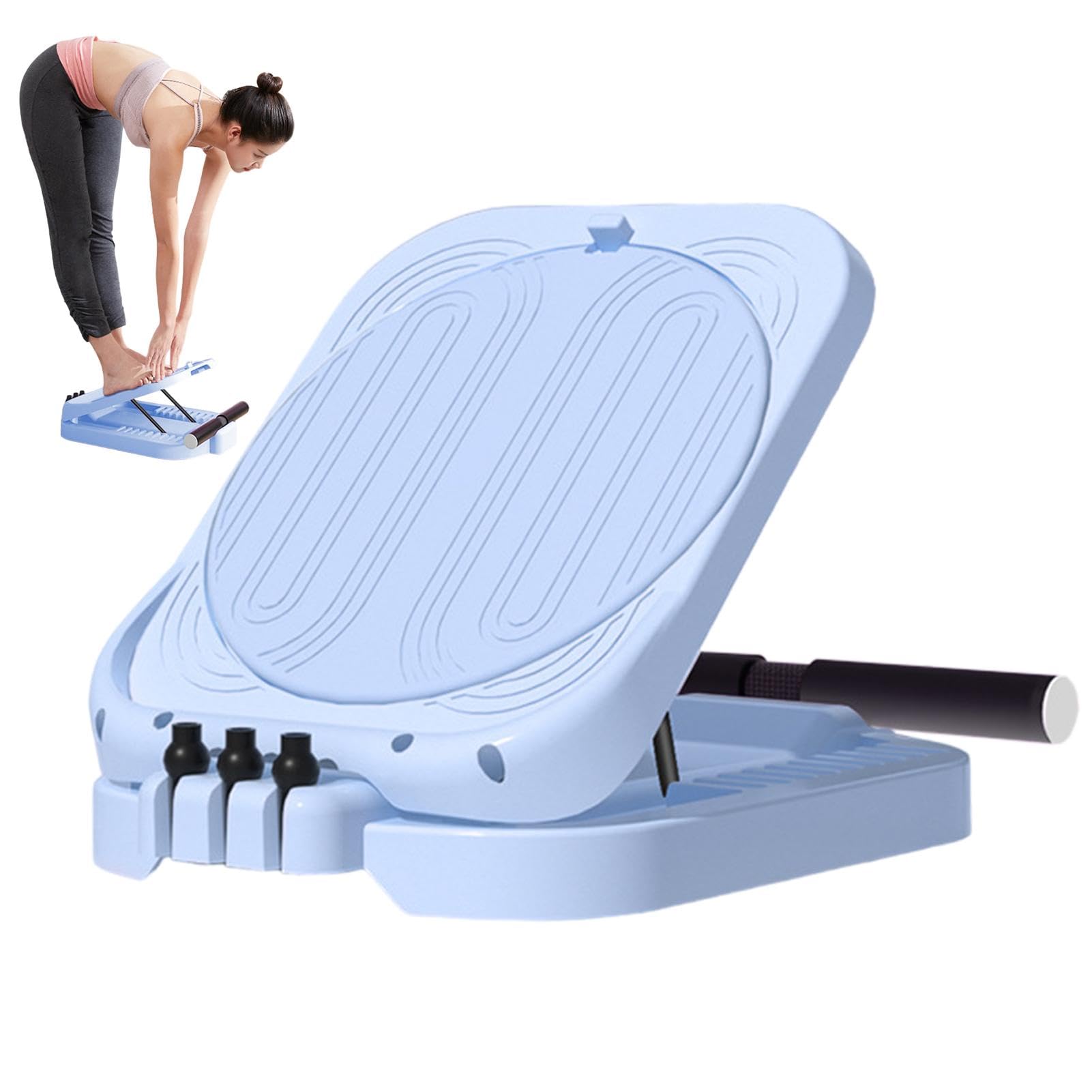 Tavola Inclinata per Allungamento Polpaccio Attrezzatura Fitness Regolabile | Allungamento Polpaccio Per Esercizi Gambe Recupero Allenamento Yoga Palestra Uffici Casa