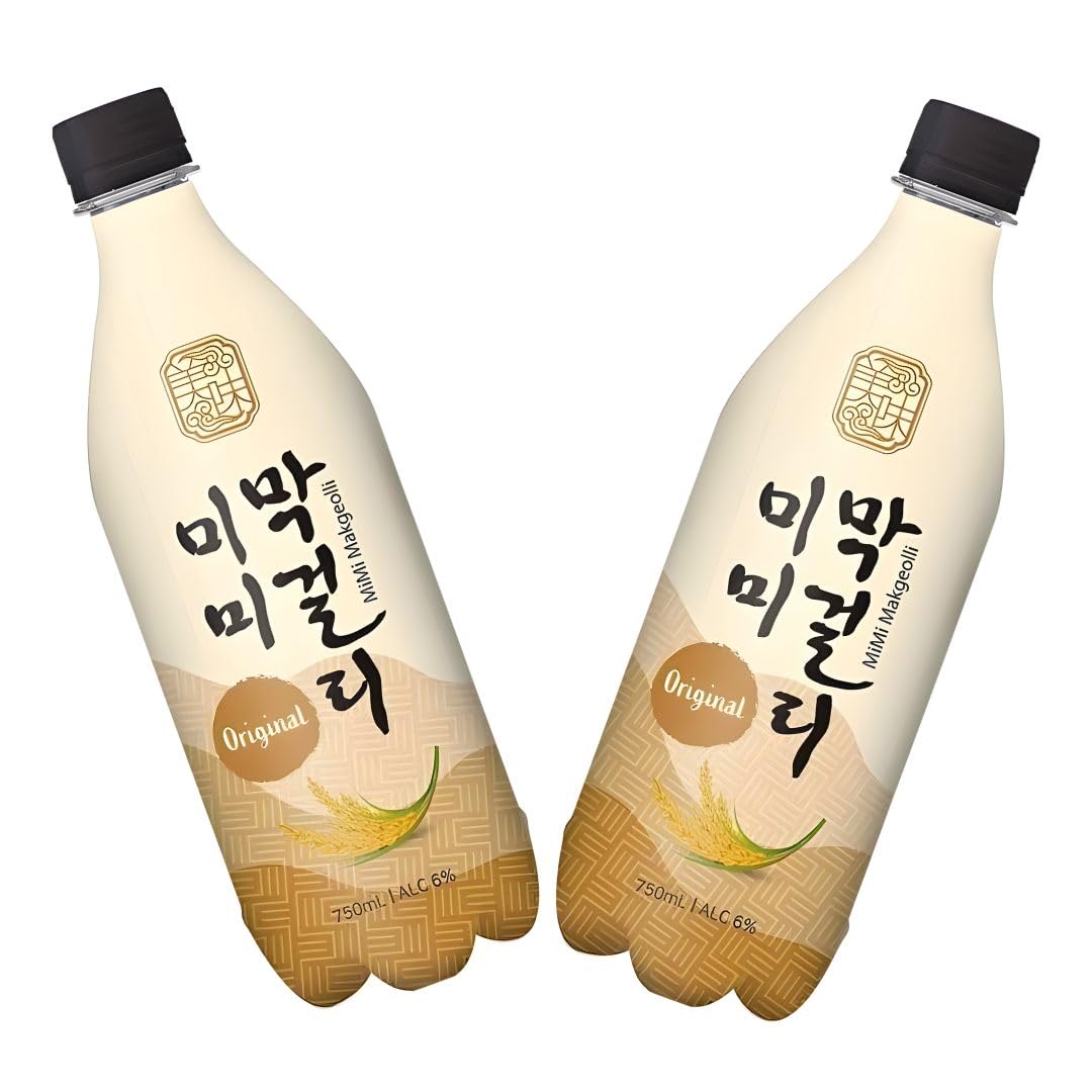 Korean Market | Mimi Makgeolli | Vino de Arroz Coreano | 750ml | Vol. 6%