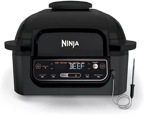 Ninja Foodi Pro 5-in-1 Indoor Integrated Smart Probe