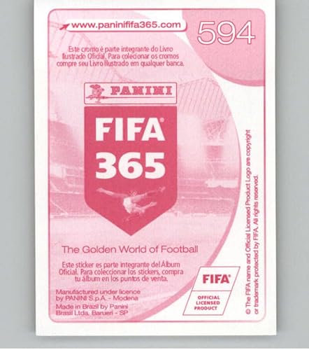 Miniatura 2 de 2016-17 Panini FIFA 365 Stickers CentralSouth America #594 Alejandro Dominguez Olympiacos Official Soccer Album Sticker in Raw (NM or Better)