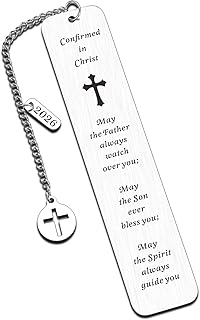 2026 Confirmation Gifts for Teenage Girls Boys Christian Gifts Bookmark for Kids Baptism Gifts for Christian Godson Goddaughter Catholic Confirmation Gifts for Birthday Christmas Religious Bulk Gifts