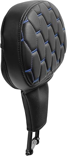 Miniatura 4 de SLMOTO Kit de montaje de respaldo y respaldo ajustable para conductor enchufable para Harley Touring Road King FLHR Street Glide FLHX Road Glide