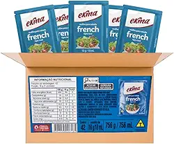 Molho Para Salada Ekma Sachê 42x18mL - Sabores (French)