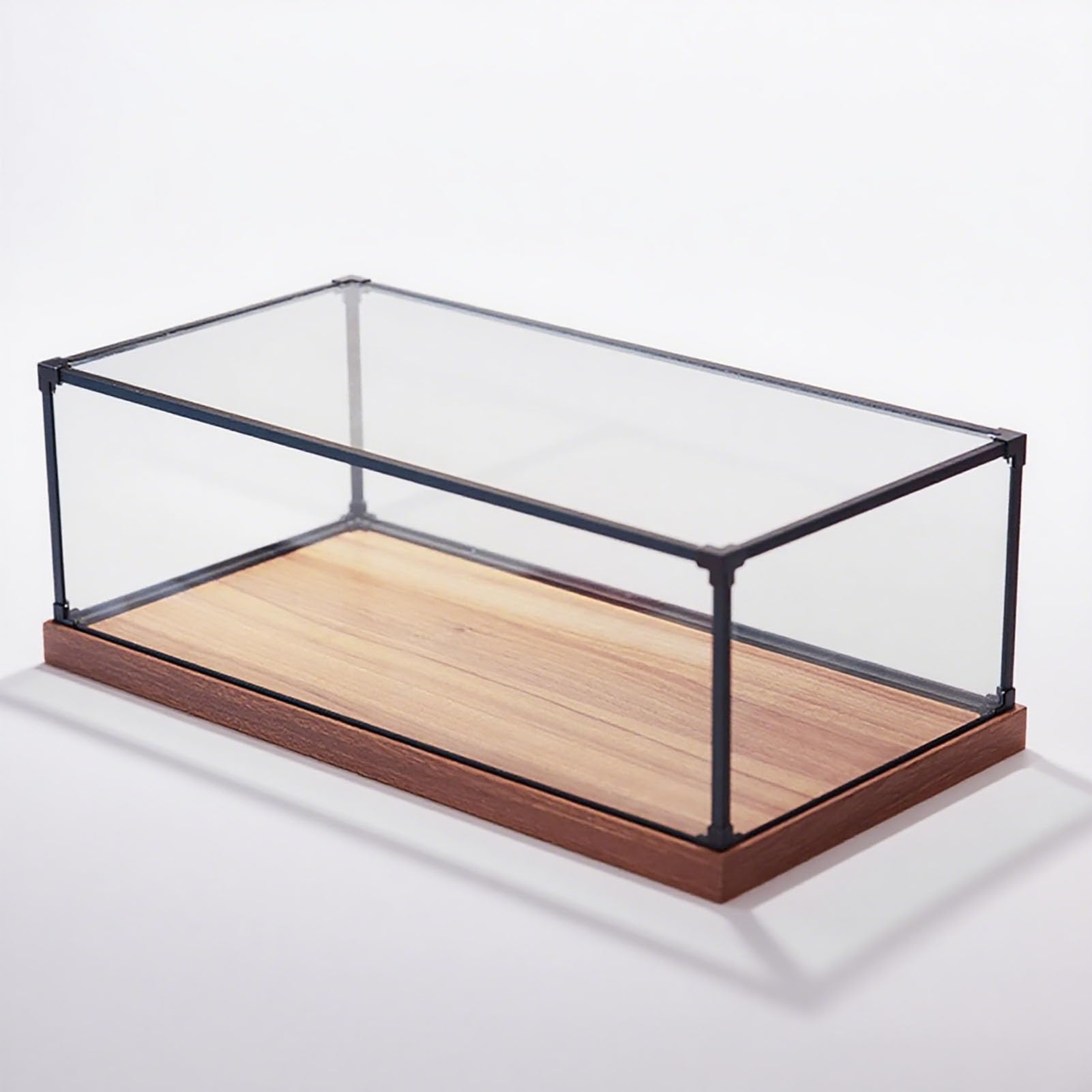 Vetrina Espositiva Scatola Espositiva Rettangolare Trasparente con Coperchio Antipolvere, Grande Scatola di Plastica Trasparente, Vetrina Espositiva in Acrilico a Cubo Quadrato(60x25x25cm(24x10x10in))