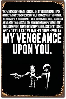 BDTS Pulp Fiction Quote American Film Movie Vintage Retro Metal Tin Sign 8X12 inches