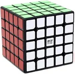 cuber brasil Cubo Mágico 5x5x5 Qiyi QiZheng Preto