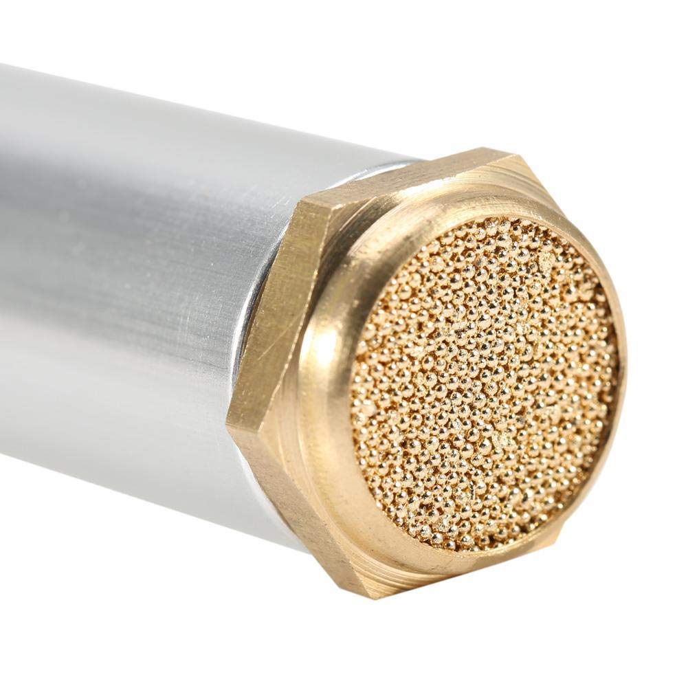 Akozon Pistola de aire frío de 130 mm, máquina de flujo de aire de refrigeración en seco con tubo flexible (08 + base magnética)