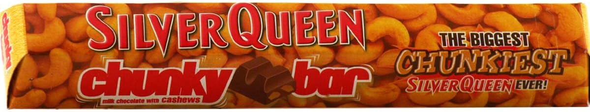 Chocolate Bar Chunky (Milk Chocolate with Cashews) - 3.5oz [Pack of 6]