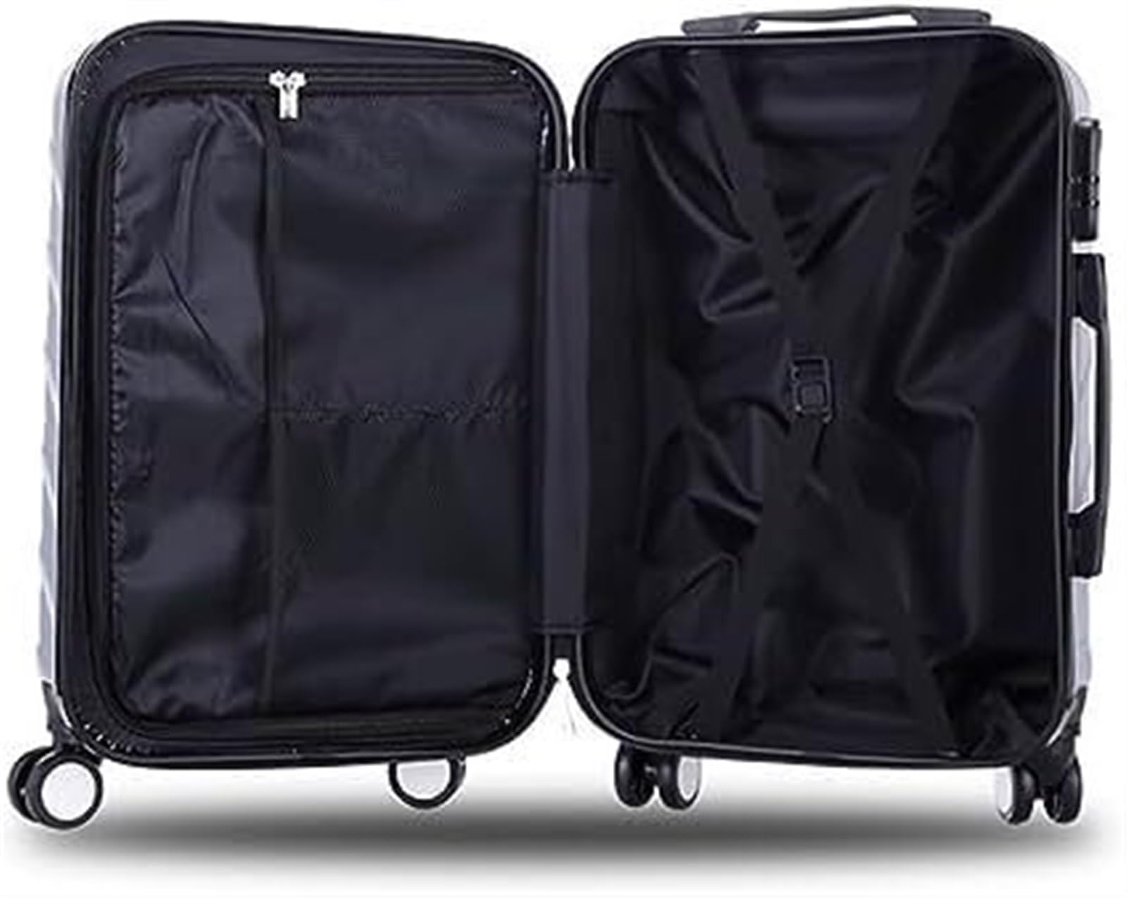Walizka Podróżna Bagaż Podręczny Na Kółkach Walizka Podróżna Walizka Podróżna Hardshell Lekka Walizka Bagaż Kabinowy (Color : Black, Size : 28inch)