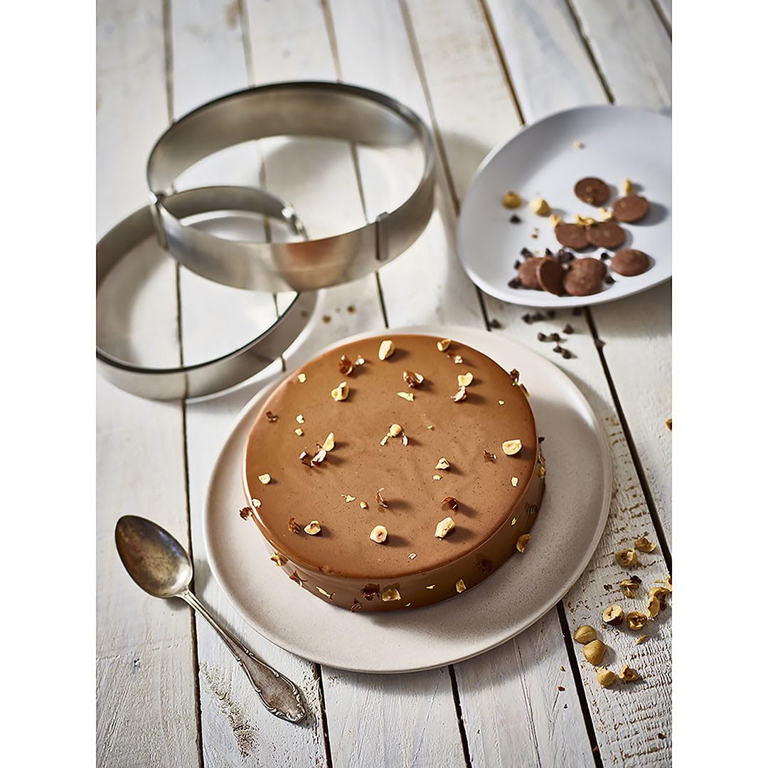 De Buyer Cerchio torte estensibile da cm. 18 a cm. 36 acciaio, 3040.03
