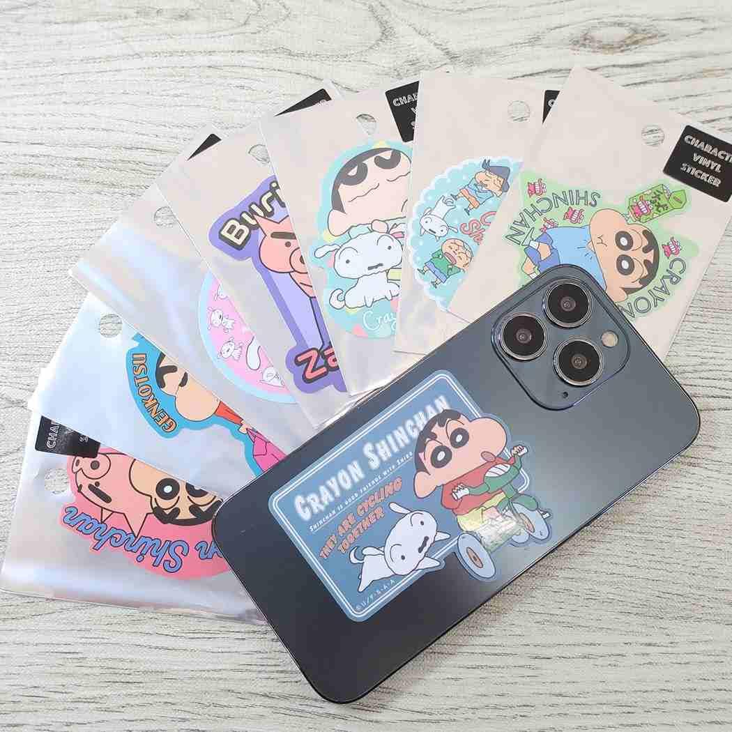 クレヨンしんちゃん ステッカーセット ステッカーセット スライドケース＆ステッカー 10枚入り 全6種