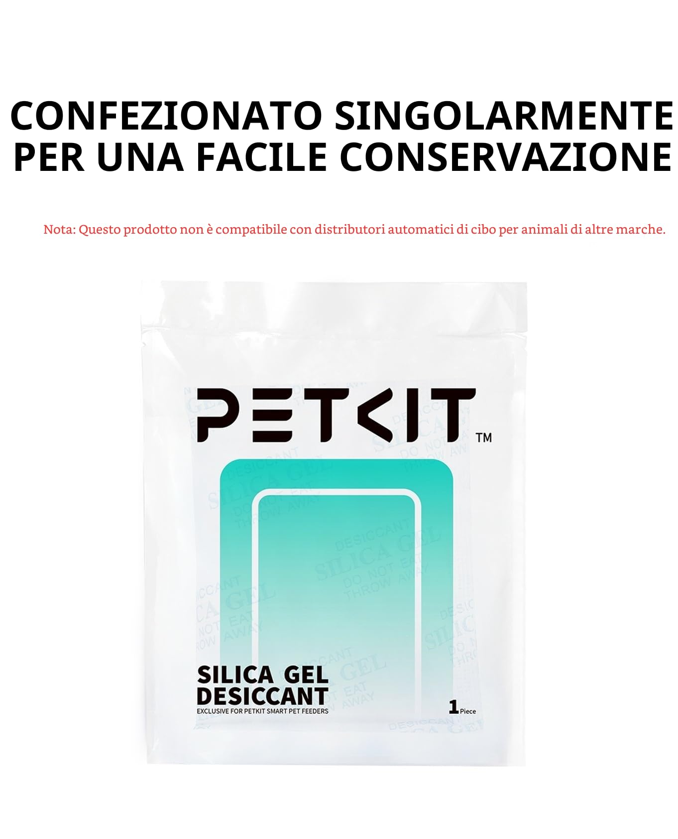 PETKIT - Essiccante di ricambio per alimentatori intelligenti, confezione da 5 pezzi