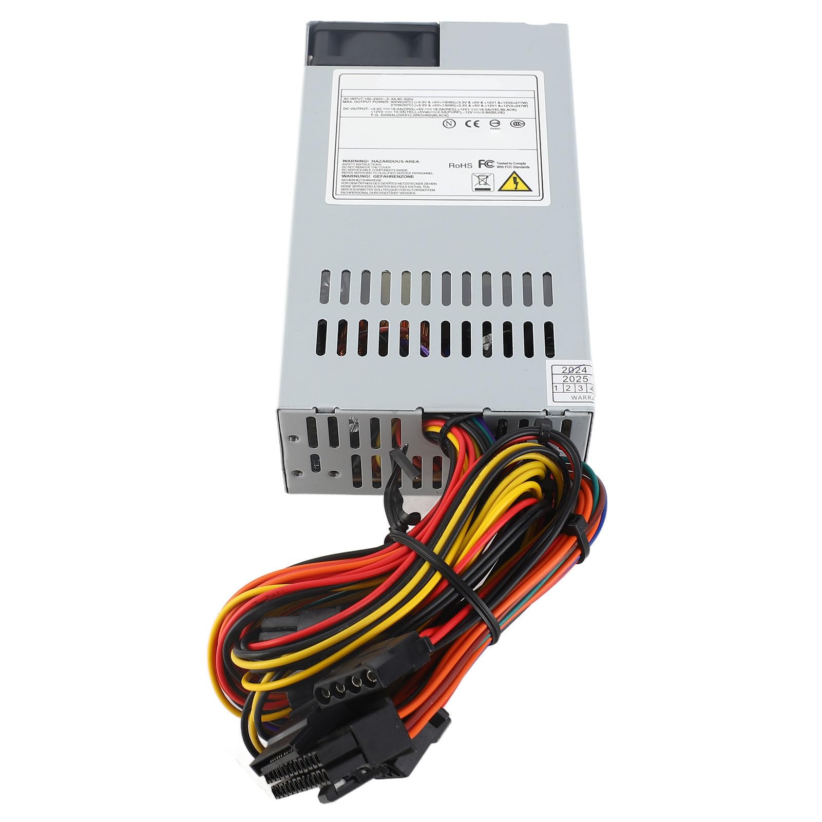 Keenso 60LE 1U Forti turbine metalliche -Dissipazione di calore Alimentazione 270W Alimentatore stabile per alimentazione Flex ATX, server, tutto in una sola macchina