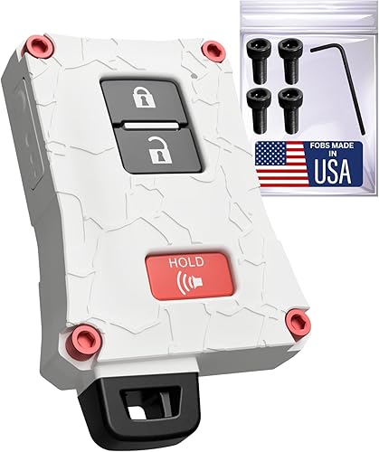 Vista 21 de Funda de repuesto para llavero de alta resistencia para Toyota Tacoma 16-23, Tundra 20-21 y 4 Runner 20-21 – Protector de llave resistente – a Negro