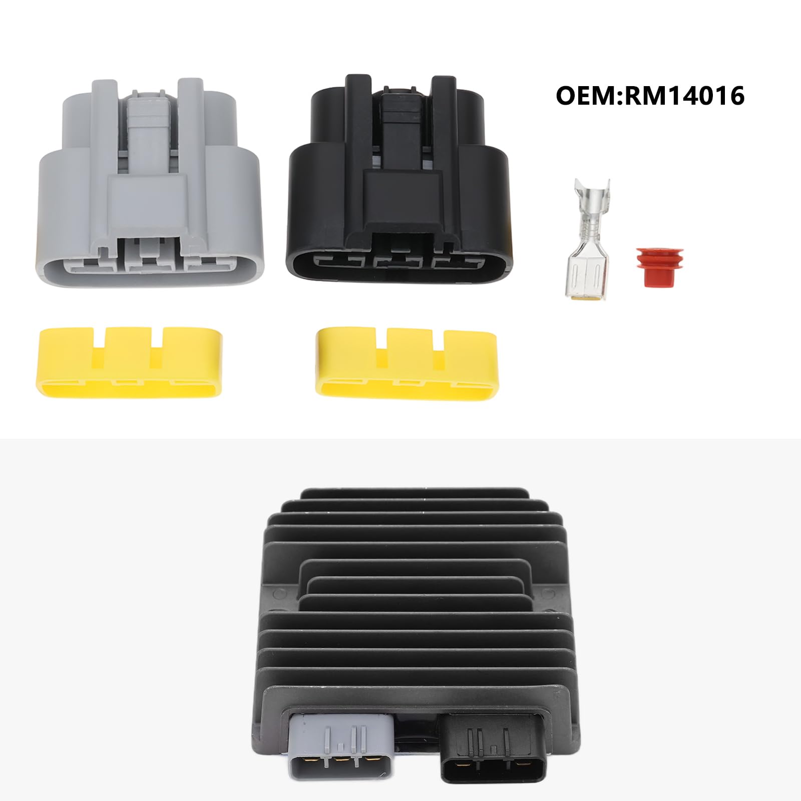Zestaw Kit Connettore Regolatore Raddrizzatore 3Pin RM14016 Compatibile Shindengen MOSFET FH020AA FH012AA SH847