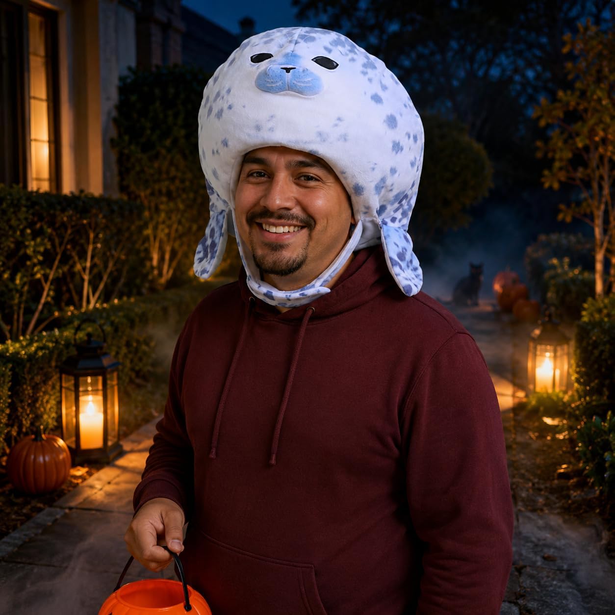 VALICLUD Seal Plush Animal Hat Photo Prop for Photography Halloween image 3