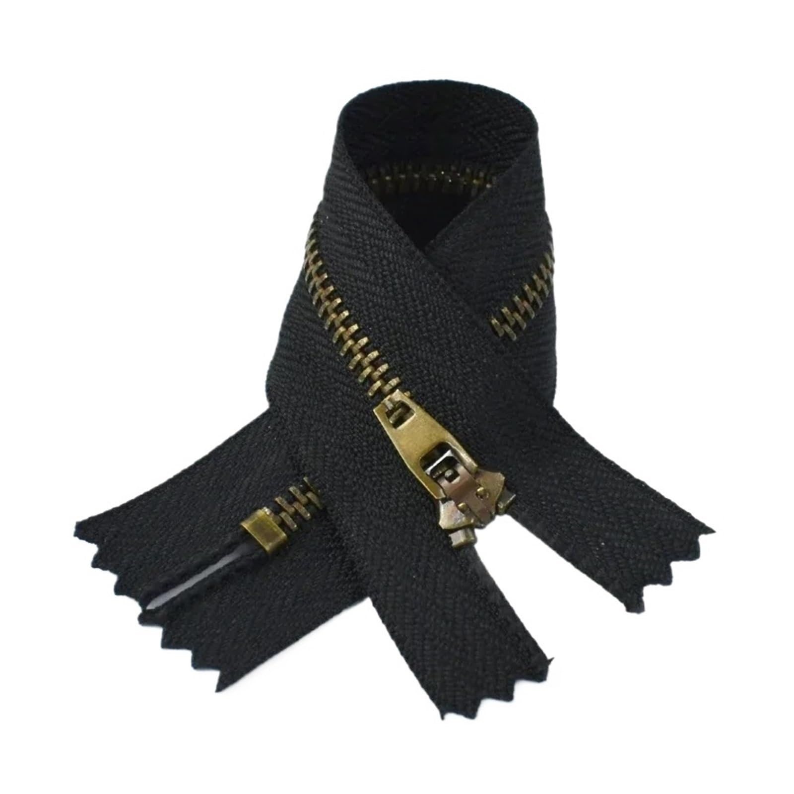 5-20 szt. 4# metalowego zamka błyskawicznego(Black,No4-13cm10Pcs)