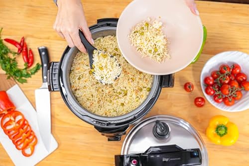 WAP Panela de Pressão Elétrica em Inox WPPE2 5 Litros, Revestimento Antiaderente, 9 Dispositivos de