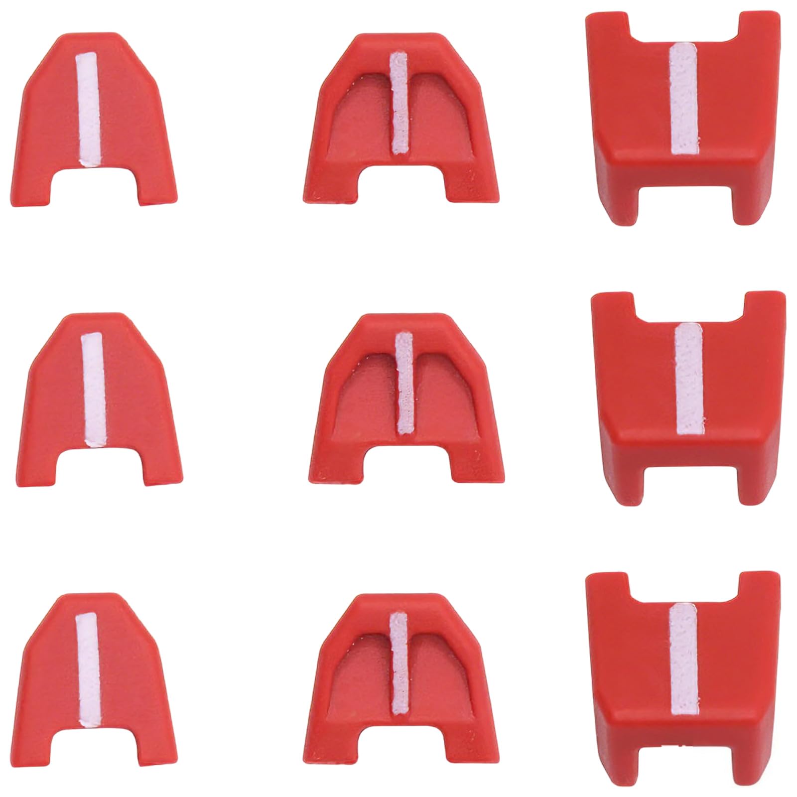 Hzbb Red Rubber Shims Assembly Compatible For 18Mm 2746 20 Nailers Not-Mar Pad Ensuring Perfectly Fit To Slippage During Use Set