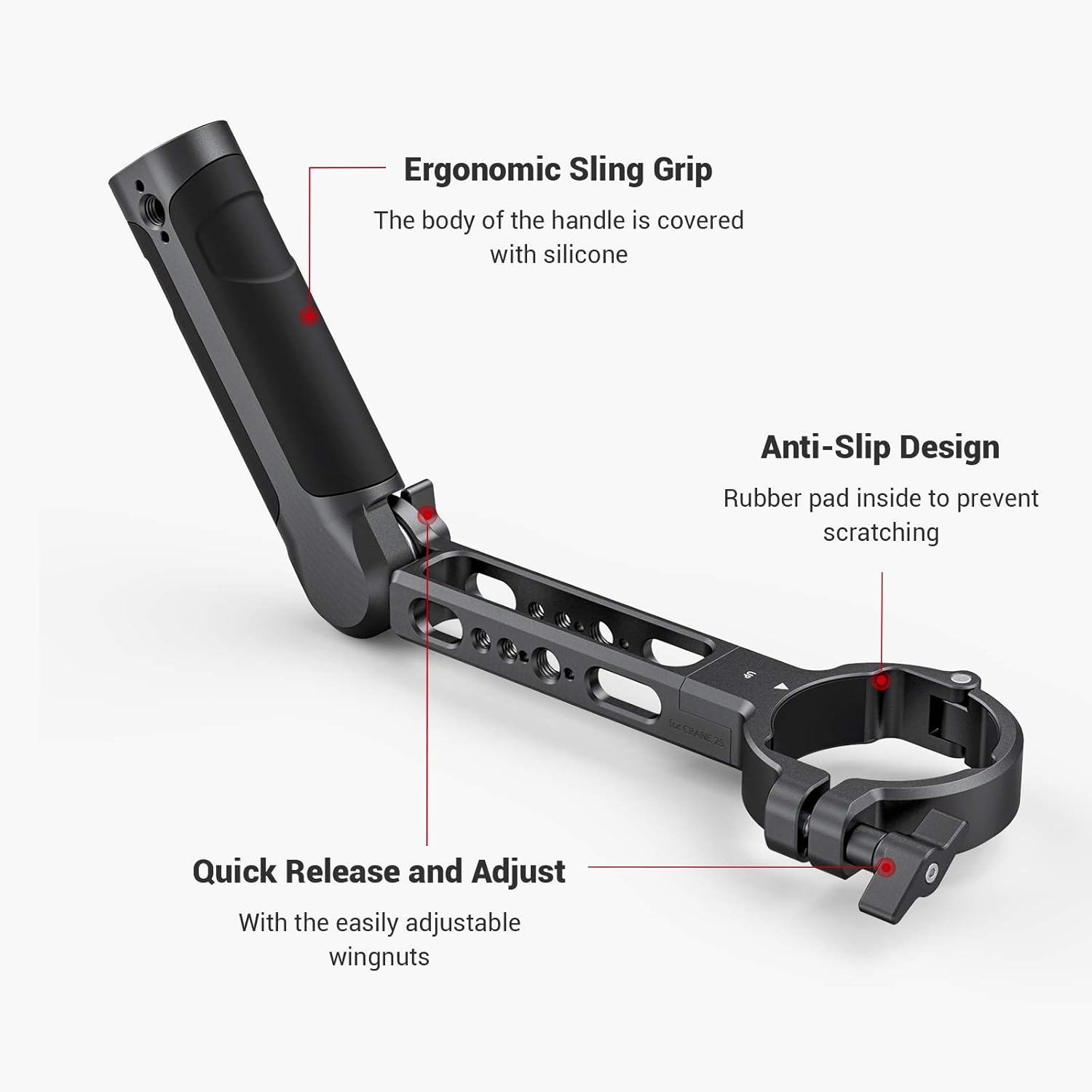 50% Off Discount SMALLRIG Adjustable Handle Grip Hand Grip Compatible with ZHIYUN Crane 2S Handheld Stabilizer - 3005 Best Quality 🔥 SMALLRIG Adjustable Handle Grip Hand Grip Compatible with ZHIYUN Crane 2S Handheld Stabilizer - 3005