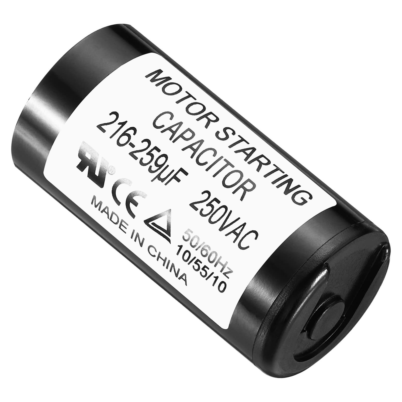 PATIKIL Condensatore Avviamento Motore 216-259uF/Mfd 250V 50/60Hz CD60 Condensatore Marcia Condensatore Avviamento Motore per Avviamento Motore Elettrico Funzione