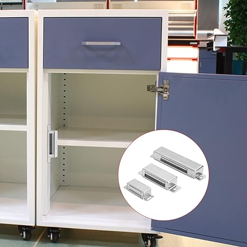 Miniatura 2 de Cierre magnético de acero inoxidable, imanes de puerta de gabinete, dispositivo de succión magnética fuerte, para armario, armario y pestillo de