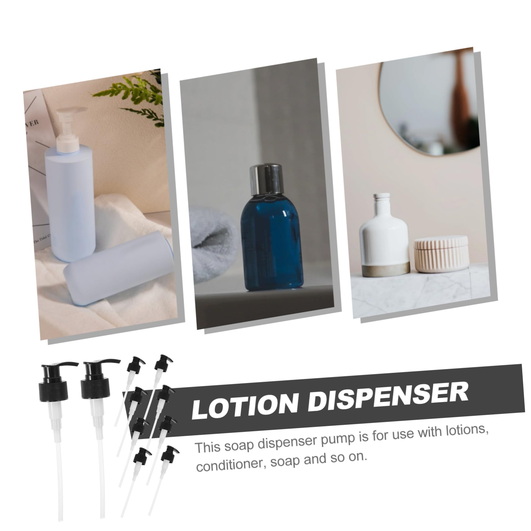minkissy 100 Piezas dispensadora de loción de champú accesorios dispensador de jabón de manos dispensador jabon dispensadora de jabón líquido para lavarse las manos Vidrio