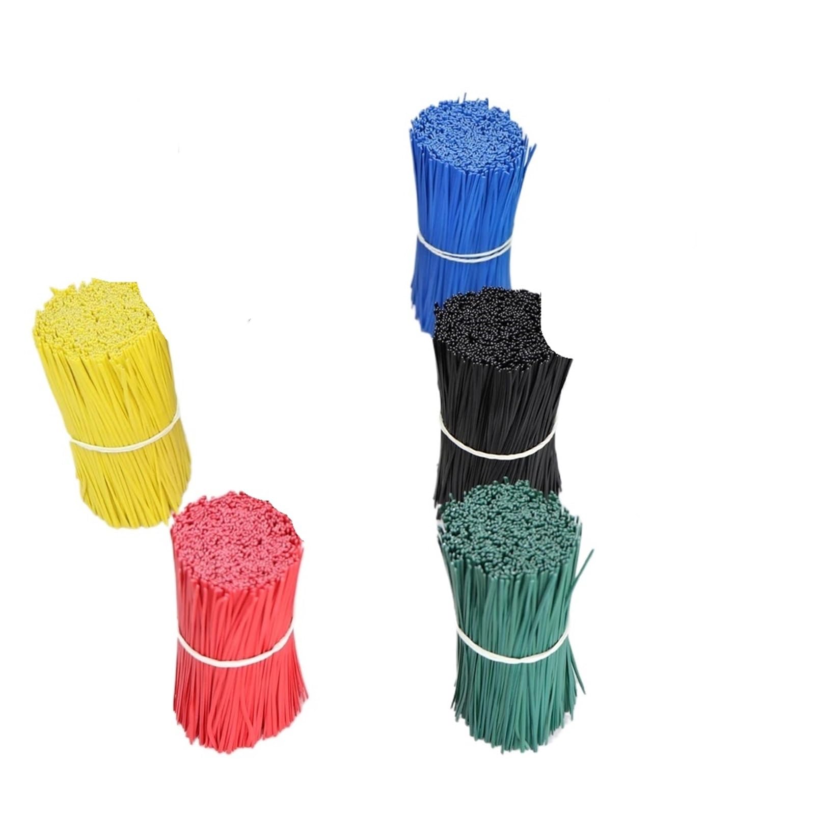 Fascette elicoidali da giardino, 100 pezzi, 15 m, riutilizzabili, in ferro oblato, per fiori, piante rampicanti, rampicanti, corde di fissaggio rivestite multifunzione (rosso)