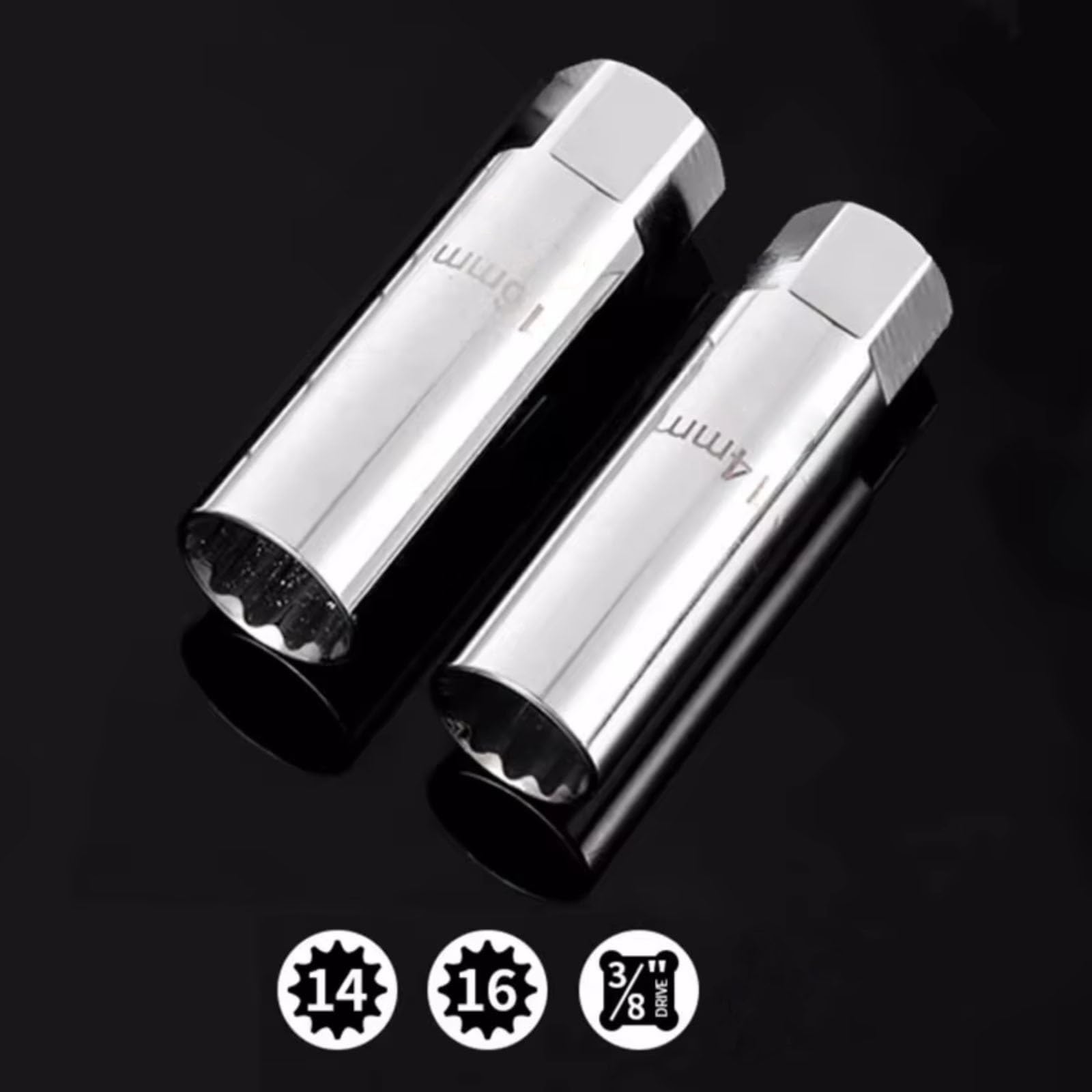 14 16mm Für Zündkerze Steckschlüssel Adapter Installieren Ersetzen Reparatur Kit Drehmoment Magnetische Entfernen Removal Tool Auto Zündkerzenschlüssel