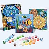 🎨IGNITE IMAGINATION AND CREATIVITY - Let your child's artistic potential soar with our captivating paint by number kit. Unleash their inner artist and watch as they bring their imagination to life through vibrant colors and captivating designs. 🖼️SUP...