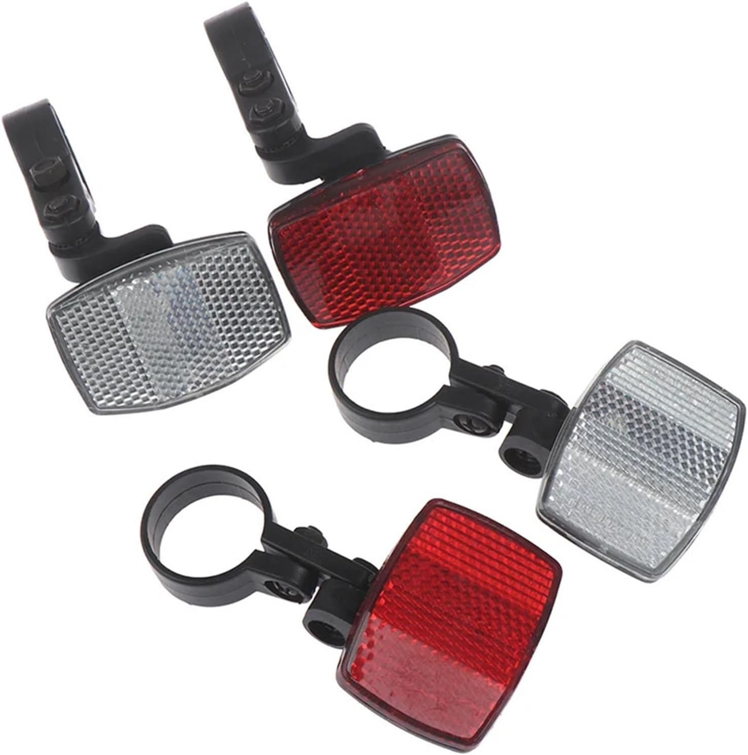 Bicycle Reflectors 10/30 PCS Outdoor Bike Lights Reflector Handlebar Mount Safe Reflector for Bike
