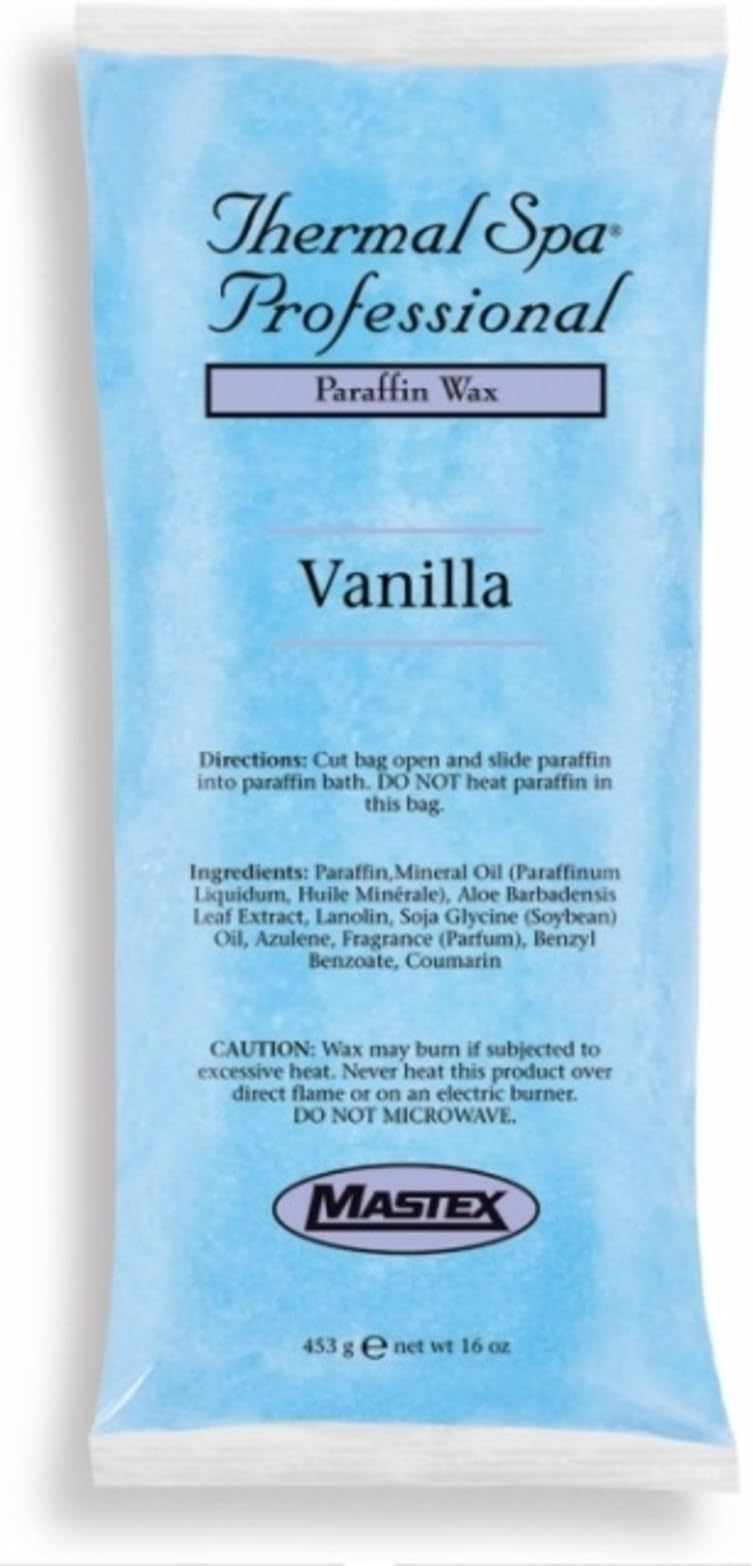Mastex Thermal Spa Paraffin Vanilla 1lb Parafin Wax