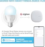 Sengled Intelligent LED Ampoule de jour (Element Classic), Hub requis, 5000K, A19 60W Équivalent, Compatible avec Alexa & Assistant Google & SmartThings, 4 Nombre (paquet de 1) (E11-G14WA_4P)