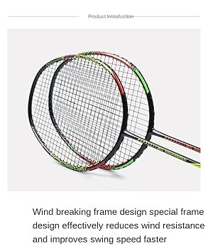 Amazon | 強力なバドミントンラケットセット - グラファイト