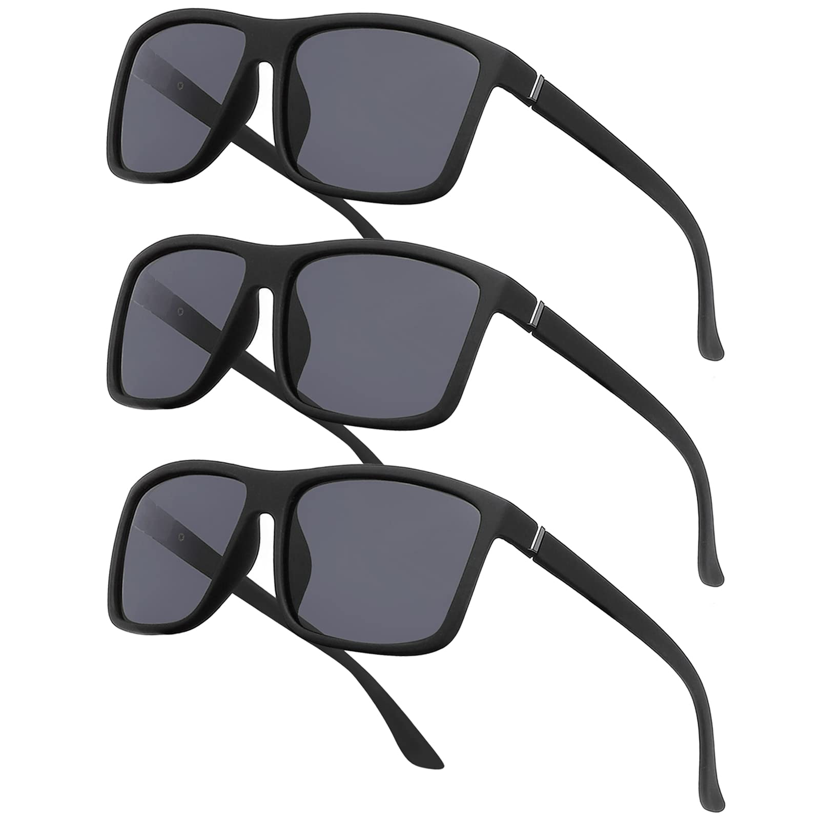 Men's Sports Polarized Sunglasses Square Frame Glasses NP1007