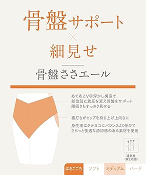 Amazon | [ウイング/ワコール] ガードル 骨盤サポート 下腹