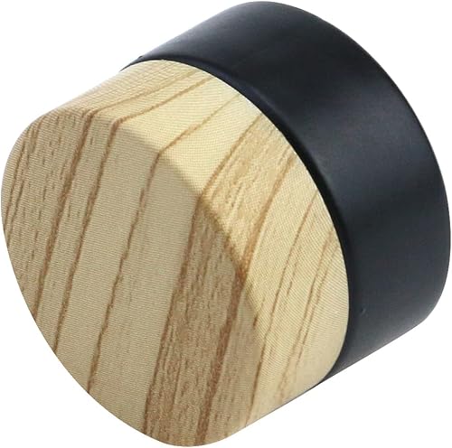 Miniatura 6 de Recipientes pequeños vacíos de vidrio negro para cosméticos con tapas, tarros redondos de viaje esmerilados con forros internos, frascos de muestra,