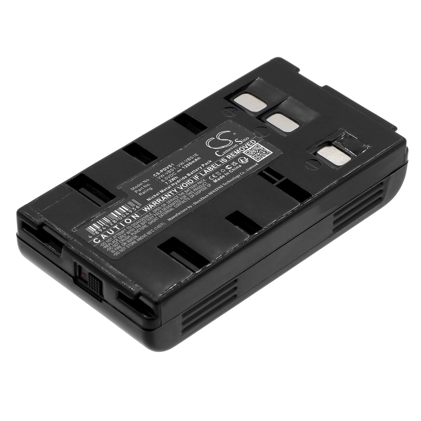 TECHTEK Batteria Sostitutiva HHR-V211 4.8V Ni-MH 1200mAh – Per Videocamere Panasonic E Blaupunkt