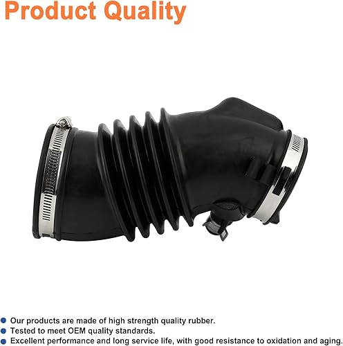 Miniatura 3 de Manguera de admisión de aire del motor (tubo con abrazaderas). Se adapta a Honda Pilot V6 3.5L 2009-2015. Sustituye a la pieza # 696-138 17228RN0A00.