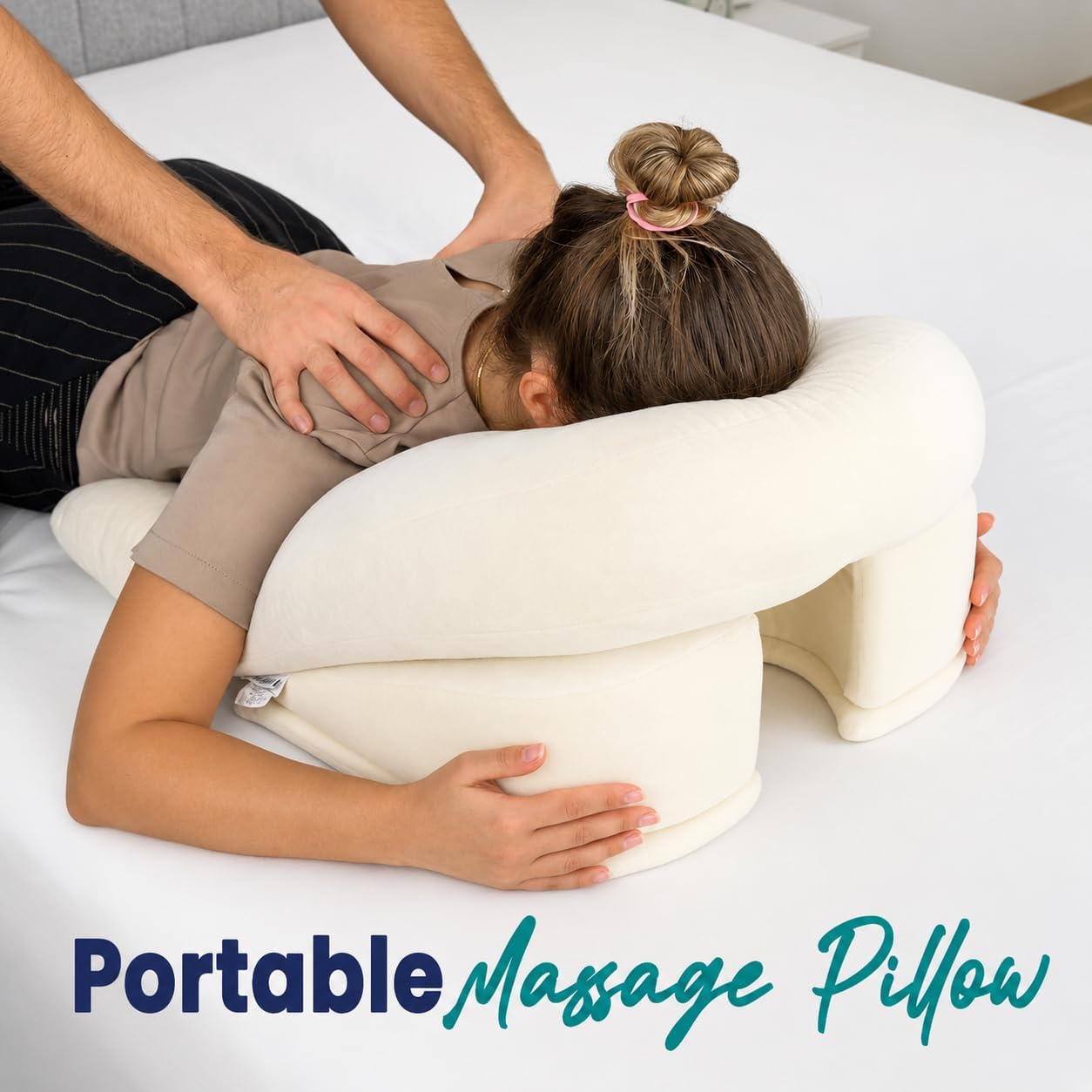 Adjustable Face Down Pillow After Eye Surgery - Home Massage Pillow Face Down for Bed & Face Down Pillow for Sleeping - BBL Pillow After Surgery for Sleeping - Adjustable Firmness & Height