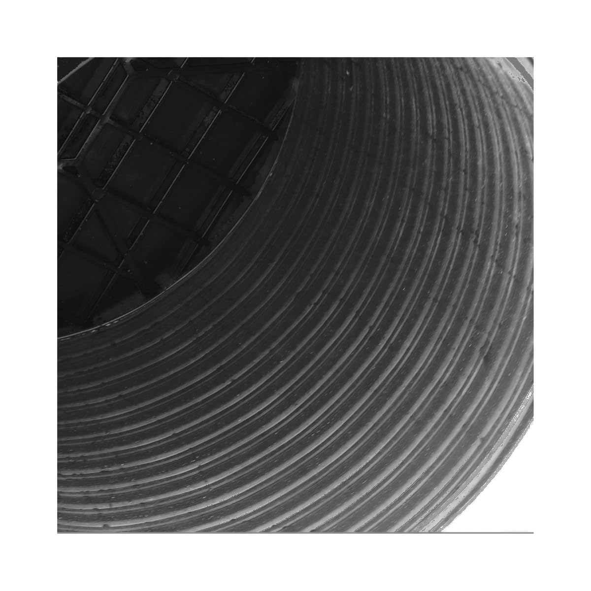 Varile 60 x 80 cm - Baie de révision en plastique (sans fond) avec couvercle verrouillable - Charge maximale : 1,5 t - Noir