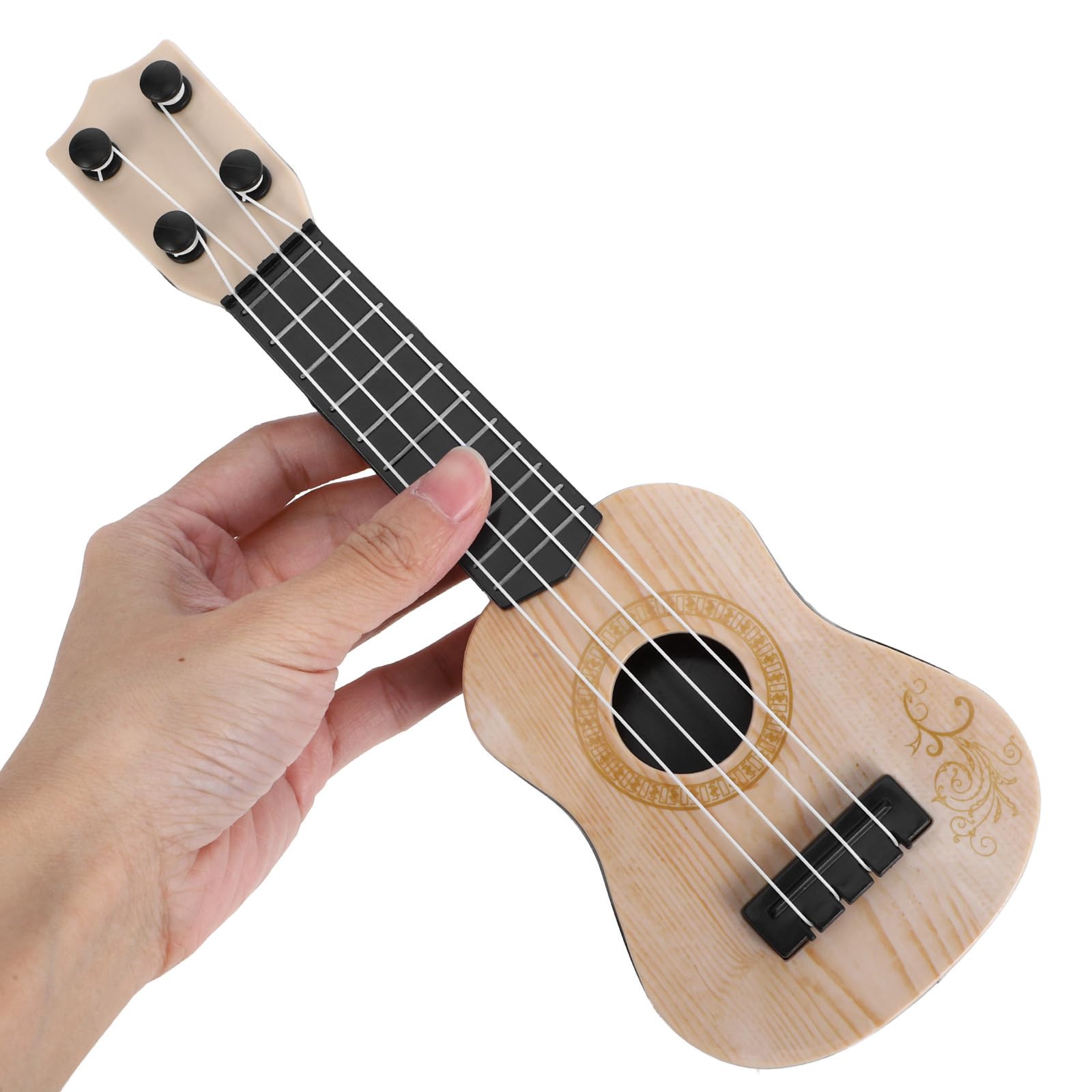 Juguetes de ukelele para niños – Mini guitarra de 4 cuerdas, instrumento de iluminación musical para edades de 3 a 5 años, regalo divertido y educativo 3