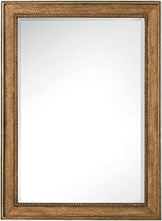 James Martin Furniture 157-M29-SBR 29 in. Bristol Rectangular Mirror44; Saddle Brown