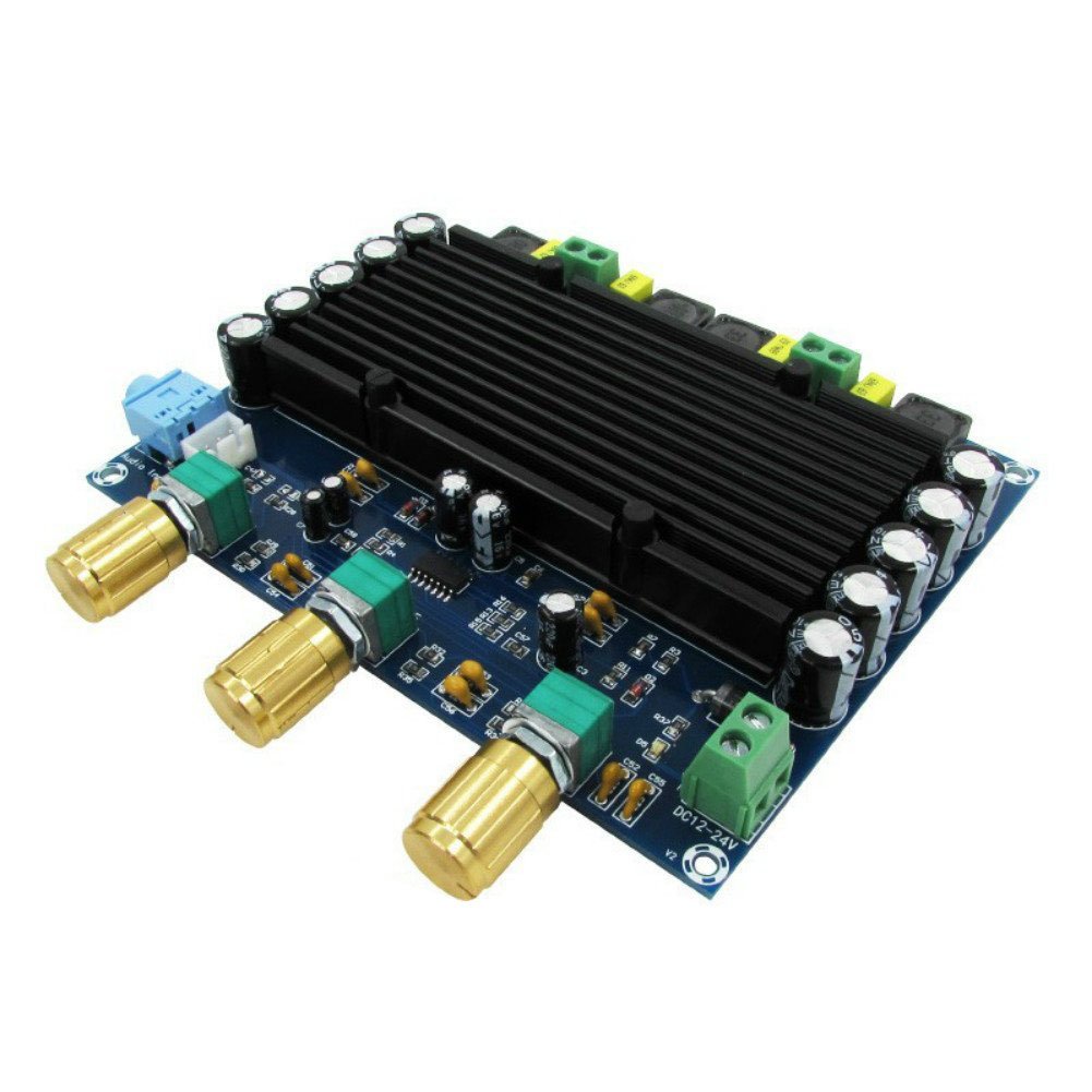 DollaTek 150Wx2 TPA3116D2 Digital Audio Amplifier Board Dual Channels TREBLE Bass Adjustment Amp Board