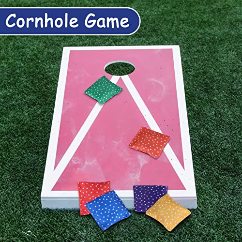 12 Pieces Mini Bean Bags For Tossing, 2.4 X 2.4 Inch Star Beanbags Toys Small Bean Bags For Cornhole Toss Indoor Outside Fun Sports Family Games, Carnival, Birthday Party, Classroom, Easter, Backyard #TOP5